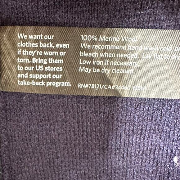 Eileen Fisher 100% Merino Wool Notch Collar Cardigan Sweater Size M - Picture 4 of 7